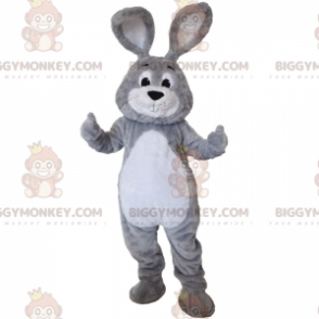 BIGGYMONKEY™ Mascottekostuum voor klein grijs konijn -