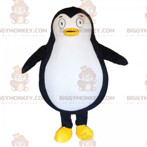 Traje de mascote de pinguim BIGGYMONKEY™ com olhos grandes –