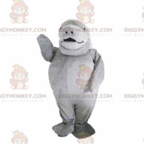 BIGGYMONKEY™ Mascottekostuum voor kleine grijze zeeleeuw -