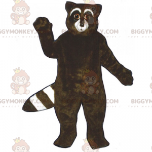 Traje de mascote de guaxinim preto BIGGYMONKEY™ –