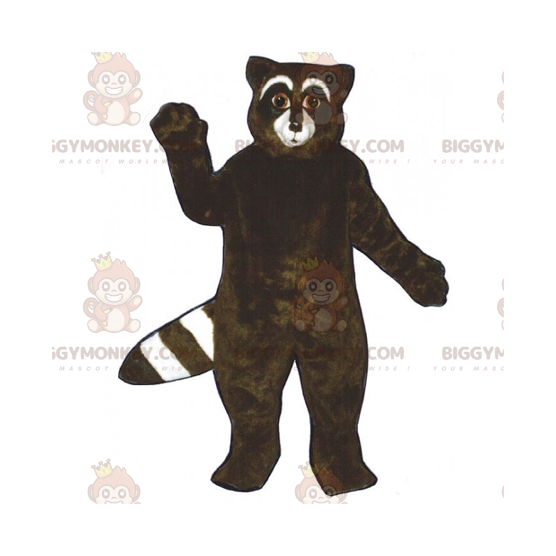 BIGGYMONKEY™ sort vaskebjørn maskot kostume - Biggymonkey.com