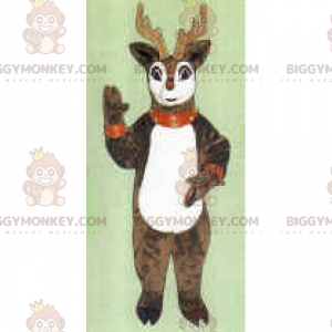 BIGGYMONKEY™ Costume da mascotte renna di Natale -