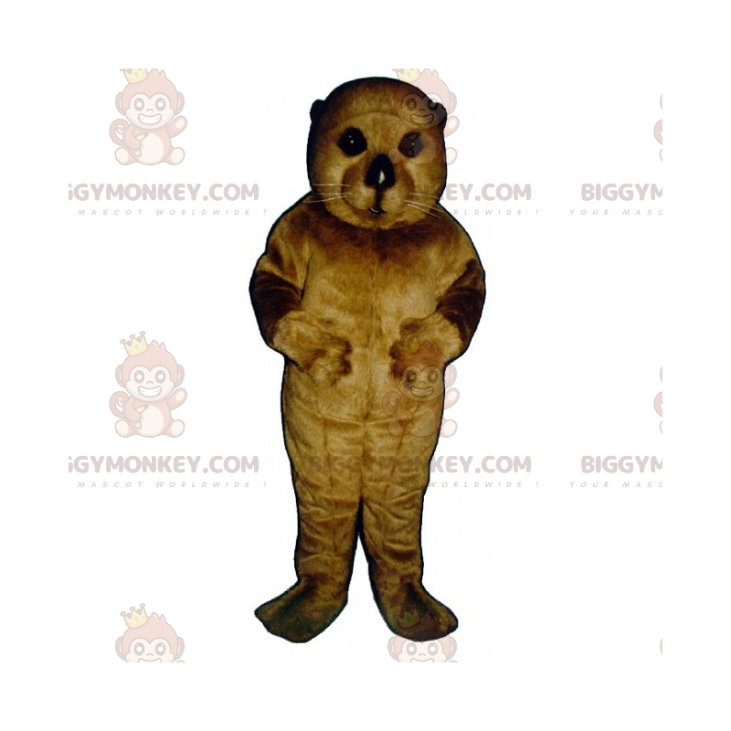 BIGGYMONKEY™ Brun gnagarmaskotdräkt - BiggyMonkey maskot