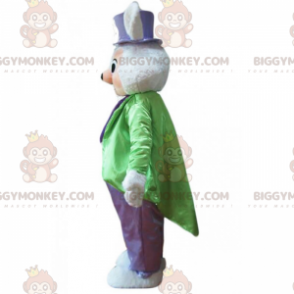 Costume da mascotte topo BIGGYMONKEY™ in costume da mago verde