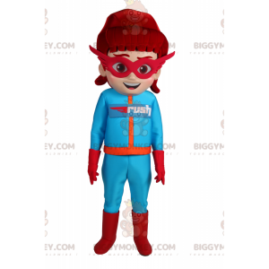 BIGGYMONKEY™ Super Heroine Mascot Kostym - BiggyMonkey maskot