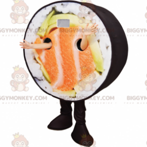 Disfraz de mascota de sushi de salmón BIGGYMONKEY™ -