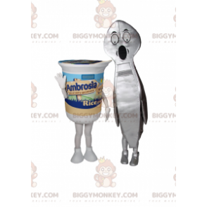 Jogurtový maskot BIGGYMONKEY se lžičkou – Biggymonkey.com