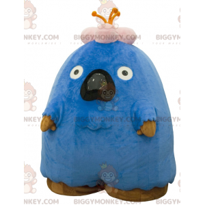 Kostým maskota BIGGYMONKEY™ Big Blue and Pink Monster Flank Man