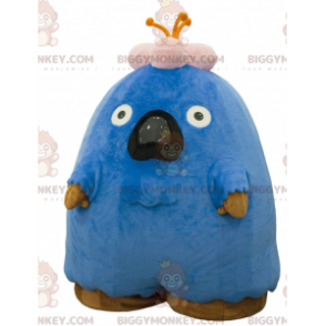 BIGGYMONKEY™ maskottiasu Big Blue and Pink Monster Flank Man -