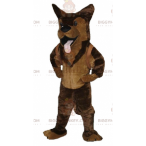 Costume de mascotte BIGGYMONKEY™ de berger allemand de chien