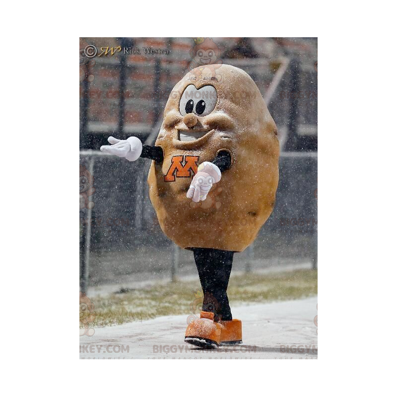 Costume de mascotte BIGGYMONKEY™ de pomme de terre marron