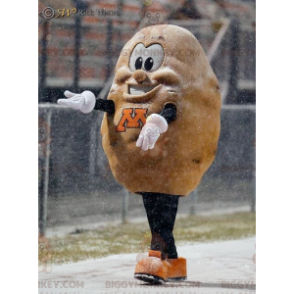 Disfraz de mascota BIGGYMONKEY™ patata marrón gigante -