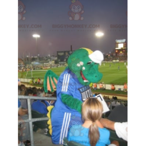 Divertido y colorido disfraz de mascota BIGGYMONKEY™ de dragón