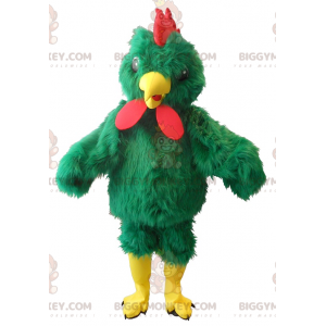 Traje de mascote de Galo Verde Gigante BIGGYMONKEY™ –