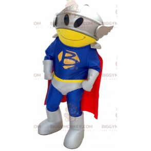 Superhero BIGGYMONKEY™ Mascot Costume with Costume Cape and