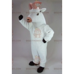 Costume de mascotte BIGGYMONKEY™ de chèvre de biquette de cabri