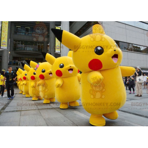 Berømt tegneseriefigur Pikachu BIGGYMONKEY™ maskotkostume -