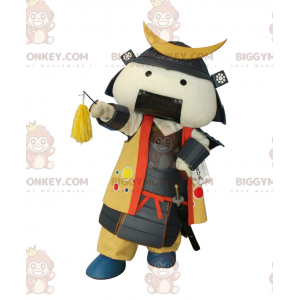 Traje de mascote samurai BIGGYMONKEY™ em traje tradicional –