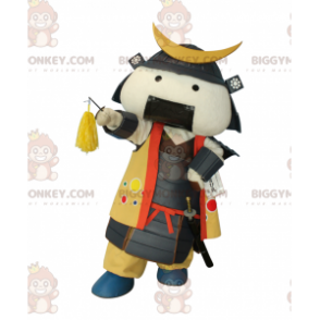 Traje de mascote samurai BIGGYMONKEY™ em traje tradicional –