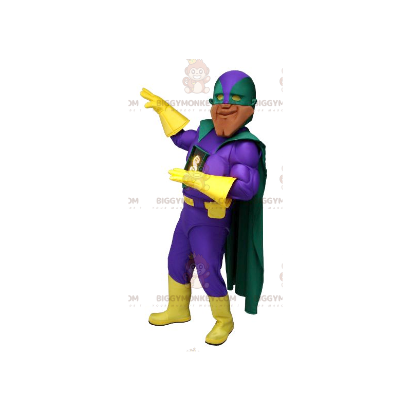 Costume de mascotte BIGGYMONKEY™ de super-héros très musclé