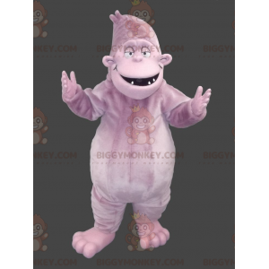 Costume de mascotte BIGGYMONKEY™ de gorille mauve de yéti