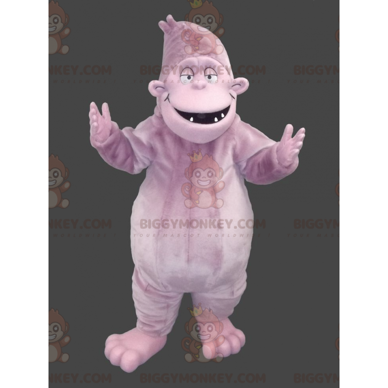 Kleurrijk Yeti Purple Gorilla BIGGYMONKEY™ Mascottekostuum -