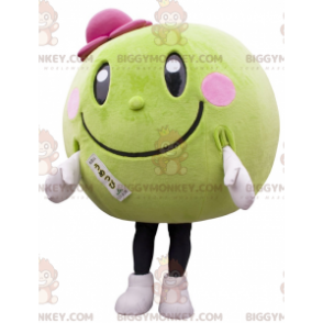 Costume de mascotte BIGGYMONKEY™ ronde et verte de melon de