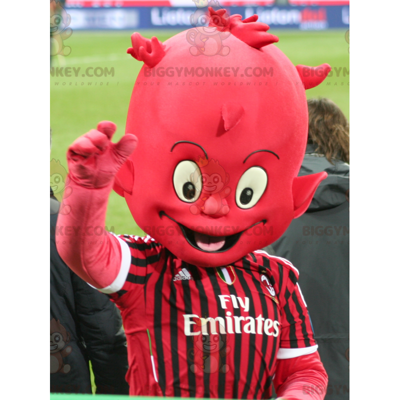 Costume della mascotte del diavolo rosso gigante BIGGYMONKEY™ -