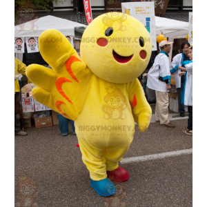 Giant Bird Yellow Snowman BIGGYMONKEY™ Mascot Costume -