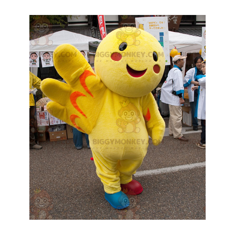 Giant Bird Yellow Snowman BIGGYMONKEY™ Mascot Costume –