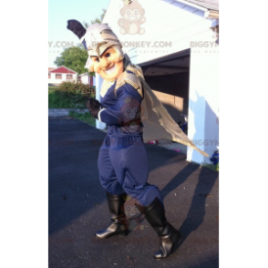 Ritter-Superheld BIGGYMONKEY™ Maskottchen-Kostüm mit Helm -
