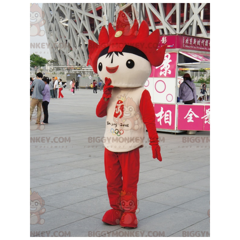 Fantasia de mascote BIGGYMONKEY™ para os Jogos Olímpicos de