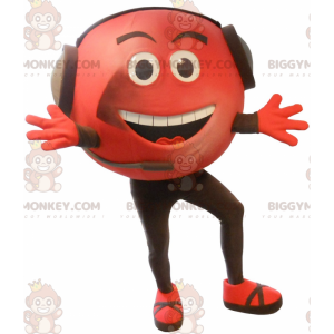 Costume de mascotte BIGGYMONKEY™ de grosse tête rouge géante -