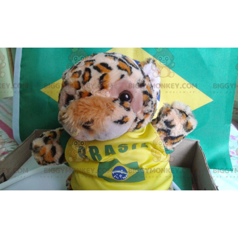 Costume de mascotte BIGGYMONKEY™ de bébé tigre de léopard de