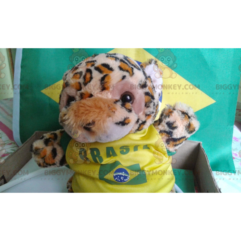 Στολή μασκότ μωρού τίγρης BIGGYMONKEY™ με στίγματα Cheetah