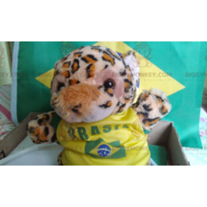 BIGGYMONKEY™ täplikäs gepardileopardi Baby Tiger maskottiasu -