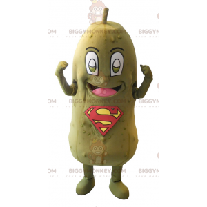 Traje de mascote de picles verde gigante BIGGYMONKEY™ –