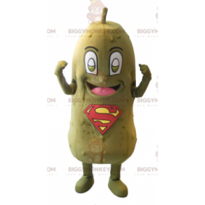 BIGGYMONKEY™ Big Giant Green Pickle Mascot Kostuum -
