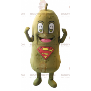 BIGGYMONKEY™ Big Giant Green Pickle maskottiasu -