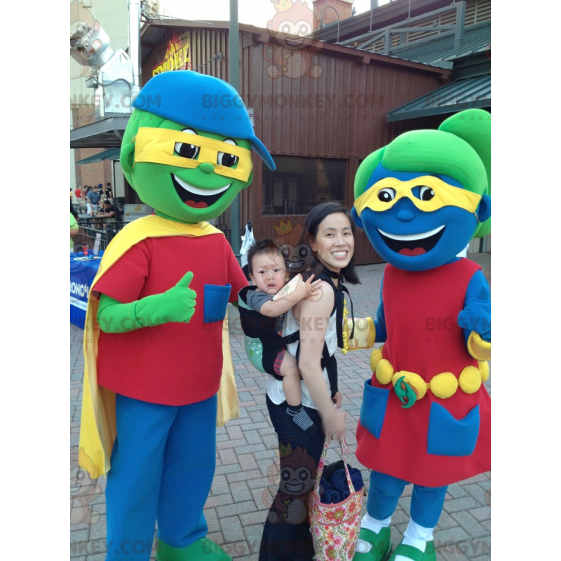 2 BIGGYMONKEY™s colorful boy and girl mascots – Biggymonkey.com