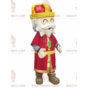 Colorful and Cheerful King BIGGYMONKEY™ Mascot Costume –