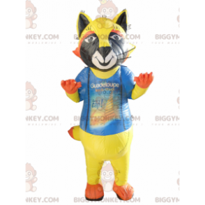 Disfraz de mascota de gato colorido BIGGYMONKEY™ -