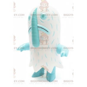 Valkoinen Yeti Monster Ghost BIGGYMONKEY™ maskottiasu -