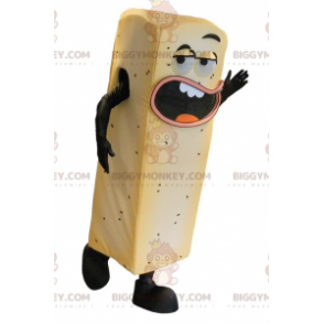 Costume de mascotte BIGGYMONKEY™ de frite jaune géante -