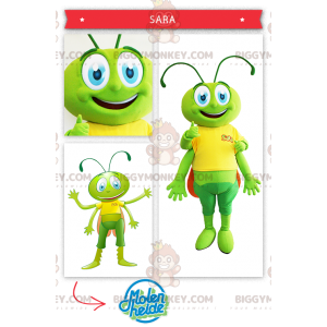 Green Grasshopper Locust BIGGYMONKEY™ Mascot Costume –