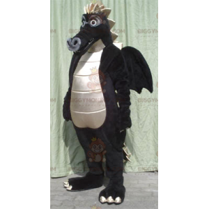 Disfraz de mascota Big Black & White Dragon BIGGYMONKEY™ -