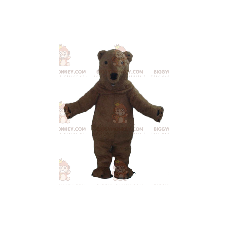 Velmi krásný a realistický kostým maskota medvěda hnědého