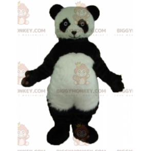 Very realistic black and white panda BIGGYMONKEY™ mascot