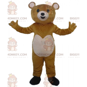 Disfraz de mascota BIGGYMONKEY™ de osito de peluche rosa y