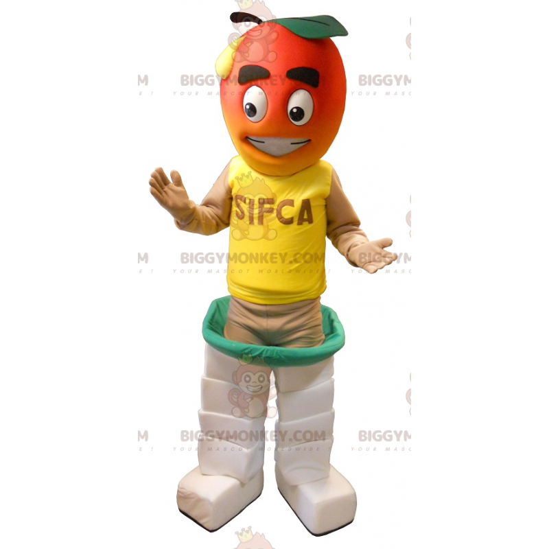 Giant Peach BIGGYMONKEY™ Mascot Costume - Biggymonkey.com